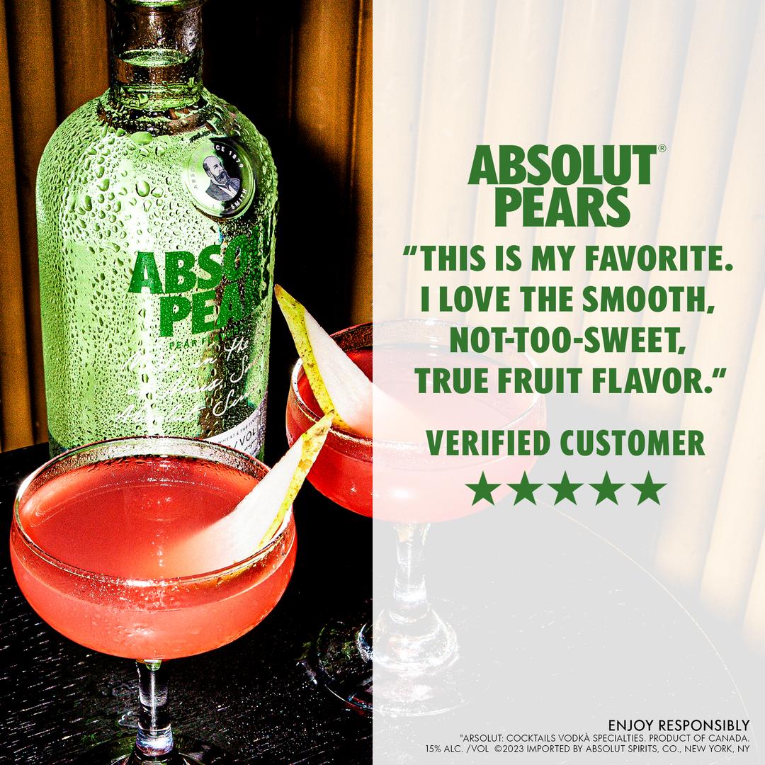 ABSOLUT PEARS VODKA