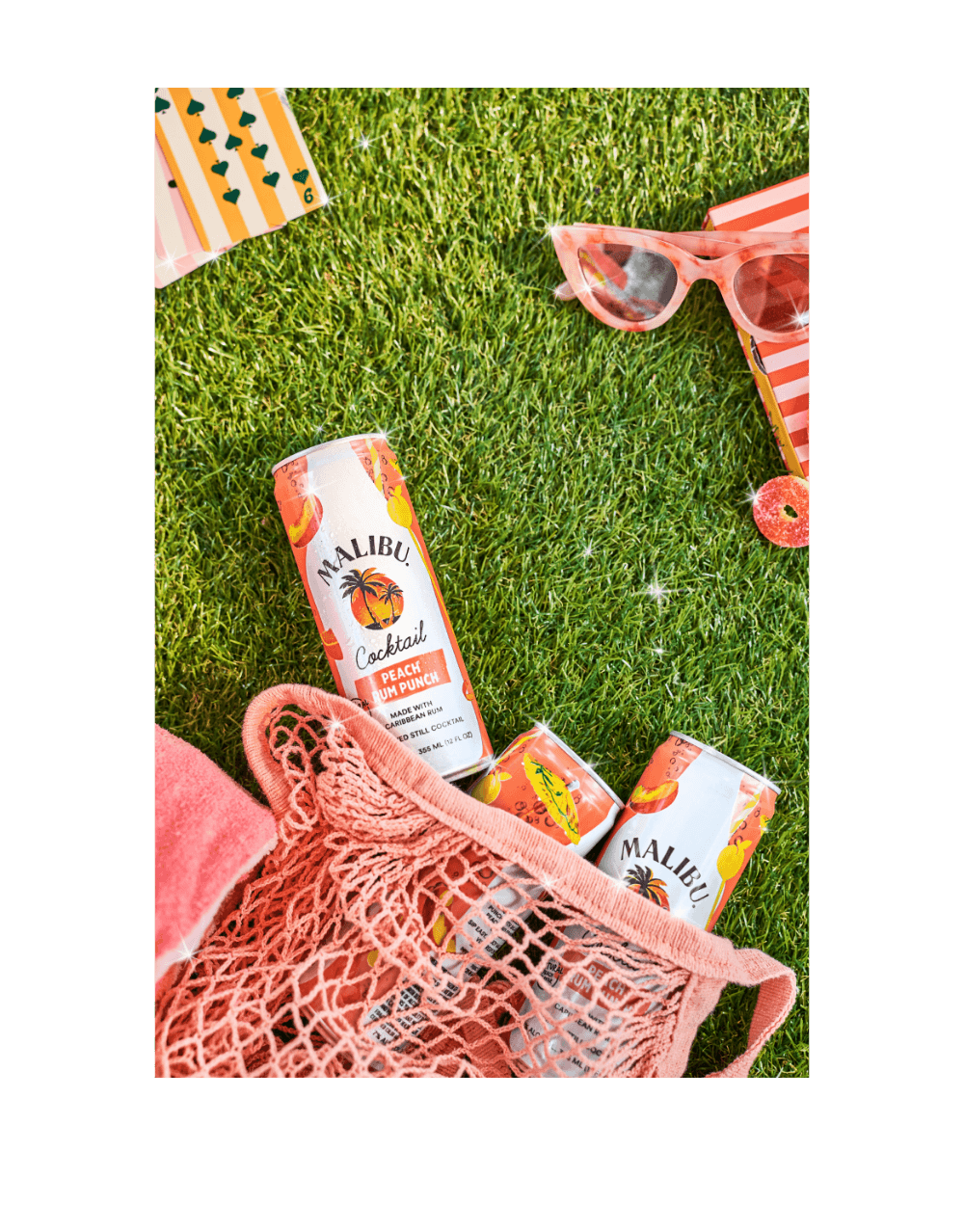 MALIBU® PEACH RUM PUNCH COCKTAIL