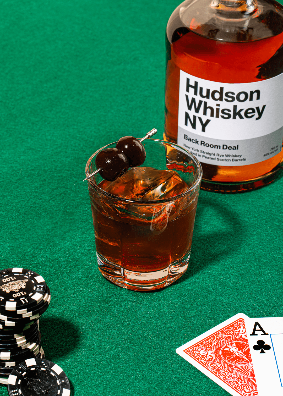 HUDSON BACK ROOM DEAL NEW YORK STRAIGHT RYE WHISKEY