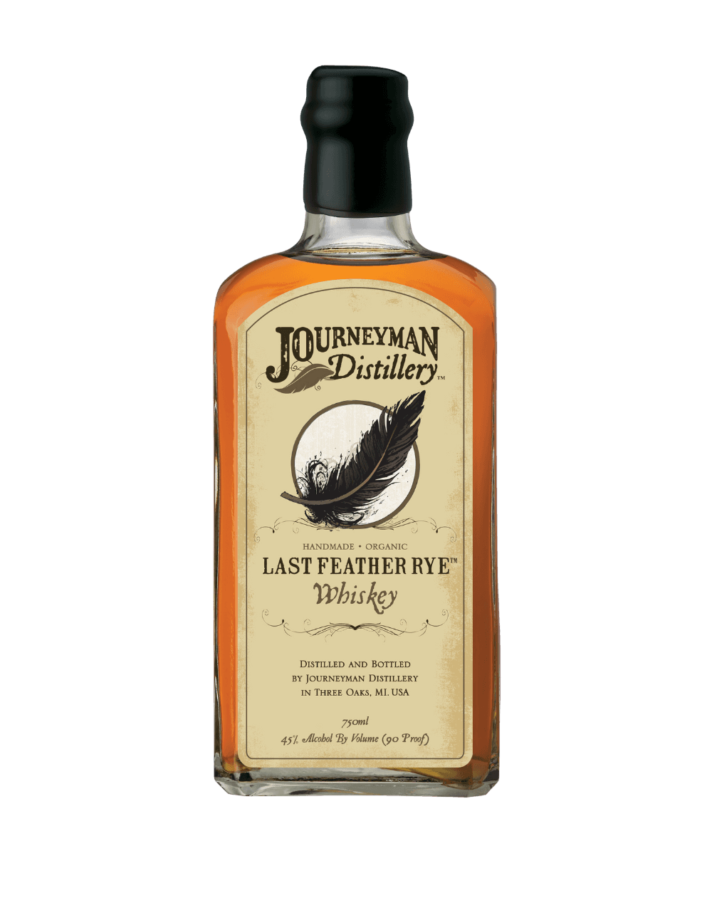 JOURNEYMAN DISTILLERY LAST FEATHER RYE WHISKEY