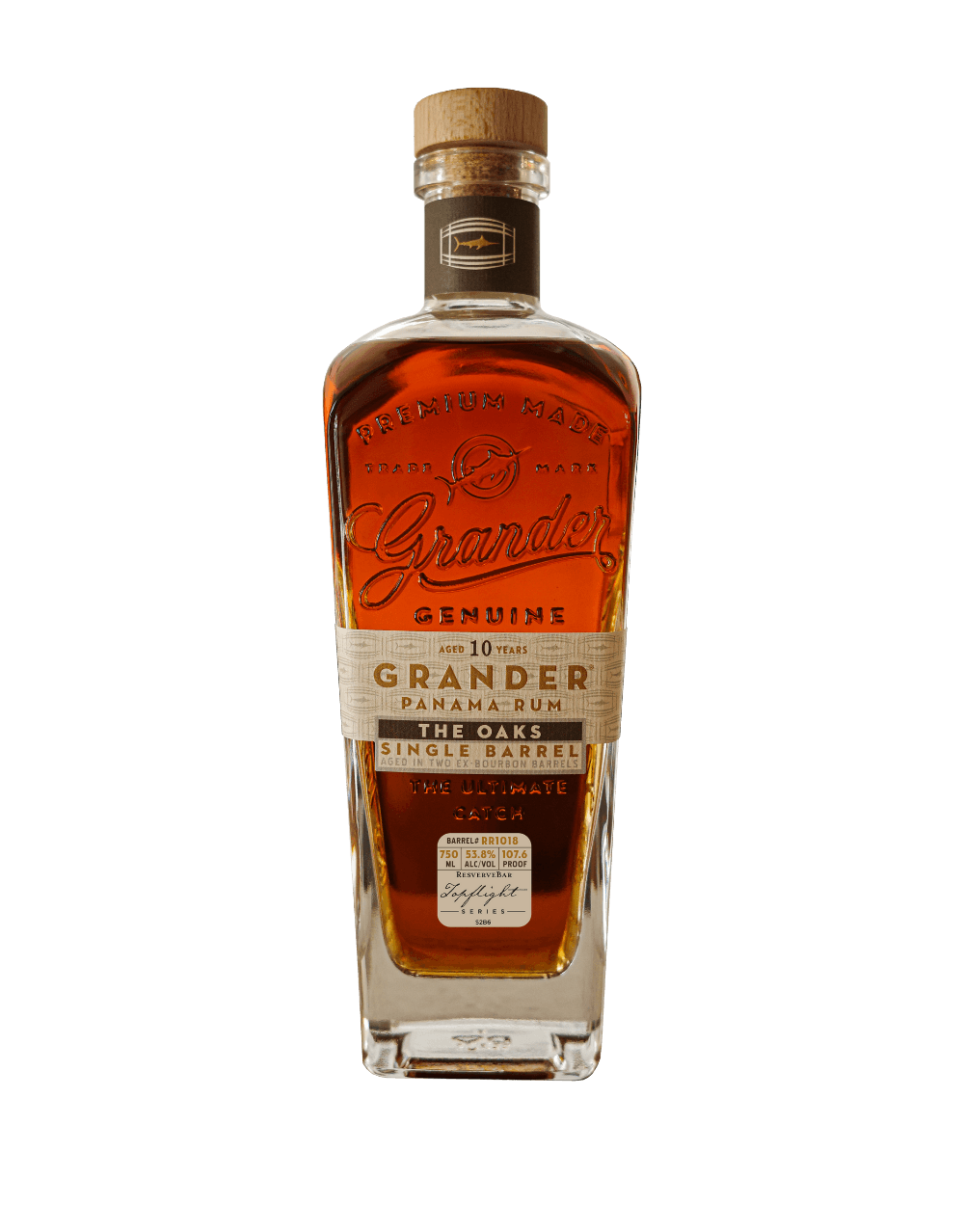 GRANDER RUM 10 YEAR OLD THE OAKS SINGLE BARREL S2B6