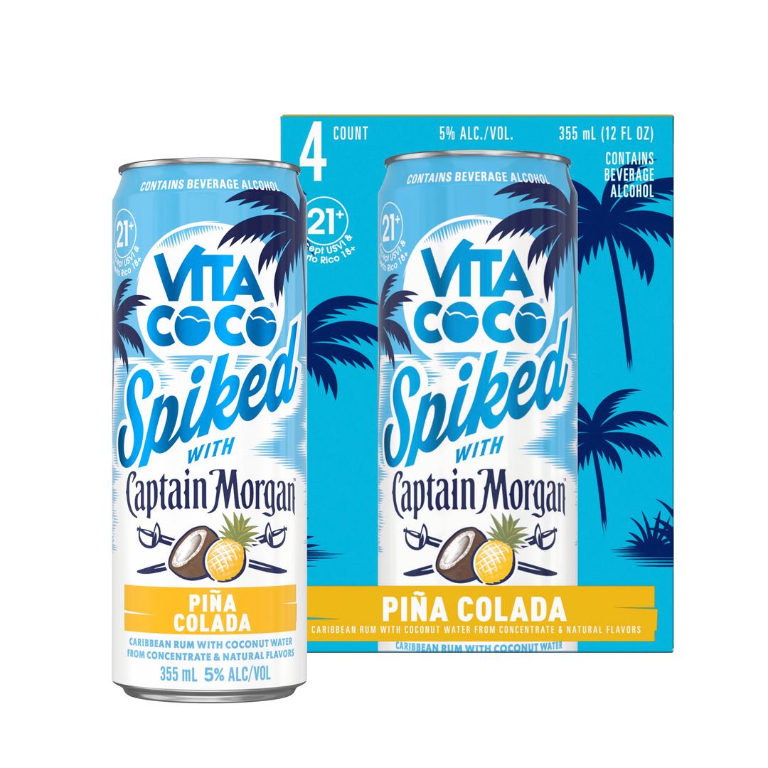 VITA COCO SPIKED WITH CAPTAIN MORGAN PIÑA COLADA