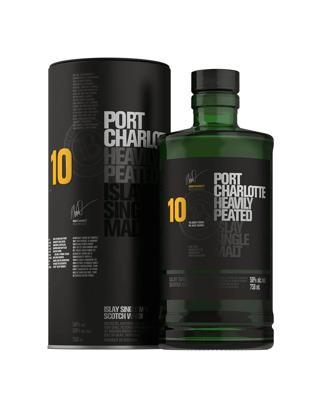 BRUICHLADDICH® PORT CHARLOTTE 10 HEAVILY PEATED ISLAY SINGLE MALT