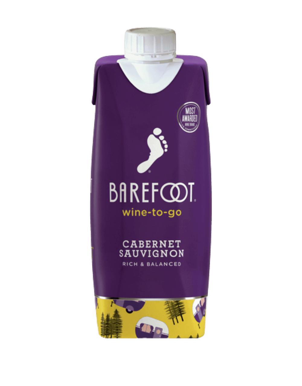 BAREFOOT-TO-GO CABERNET SAUVIGNON RED WINE TETRA