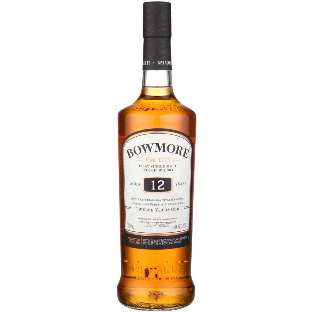 BOWMORE 12 YEAR ISLAY SINGLE MALT SCOTCH WHISKY