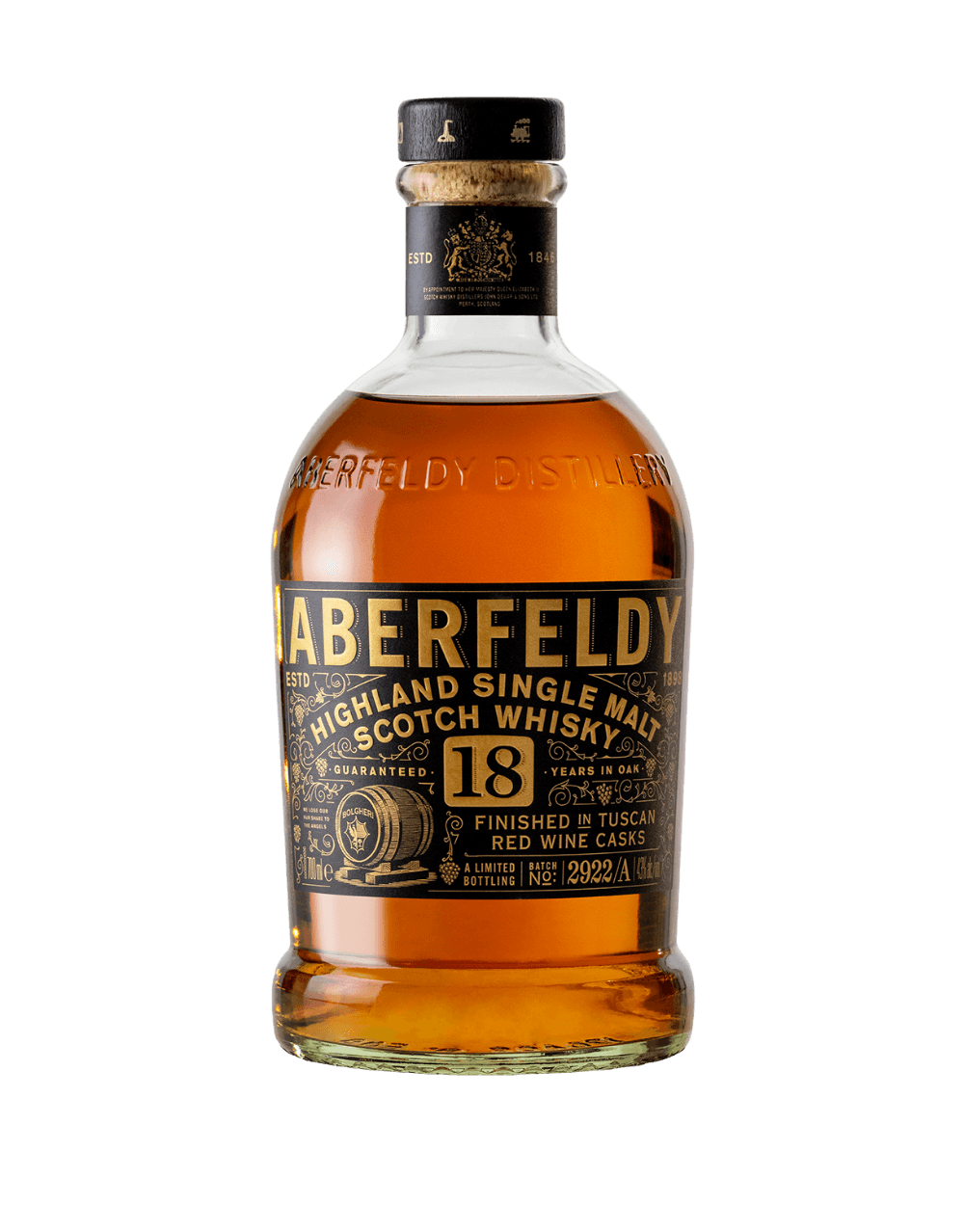 ABERFELDY 18 YEAR OLD LIMITED EDITION TUSCAN RED WINE CASK FINISH