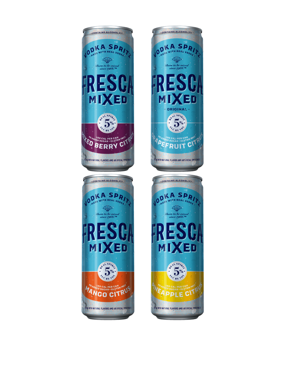 FRESCA MIXED VODKA SPRITZ VARIETY PACK GLUTEN-FREE CANNED COCKTAIL