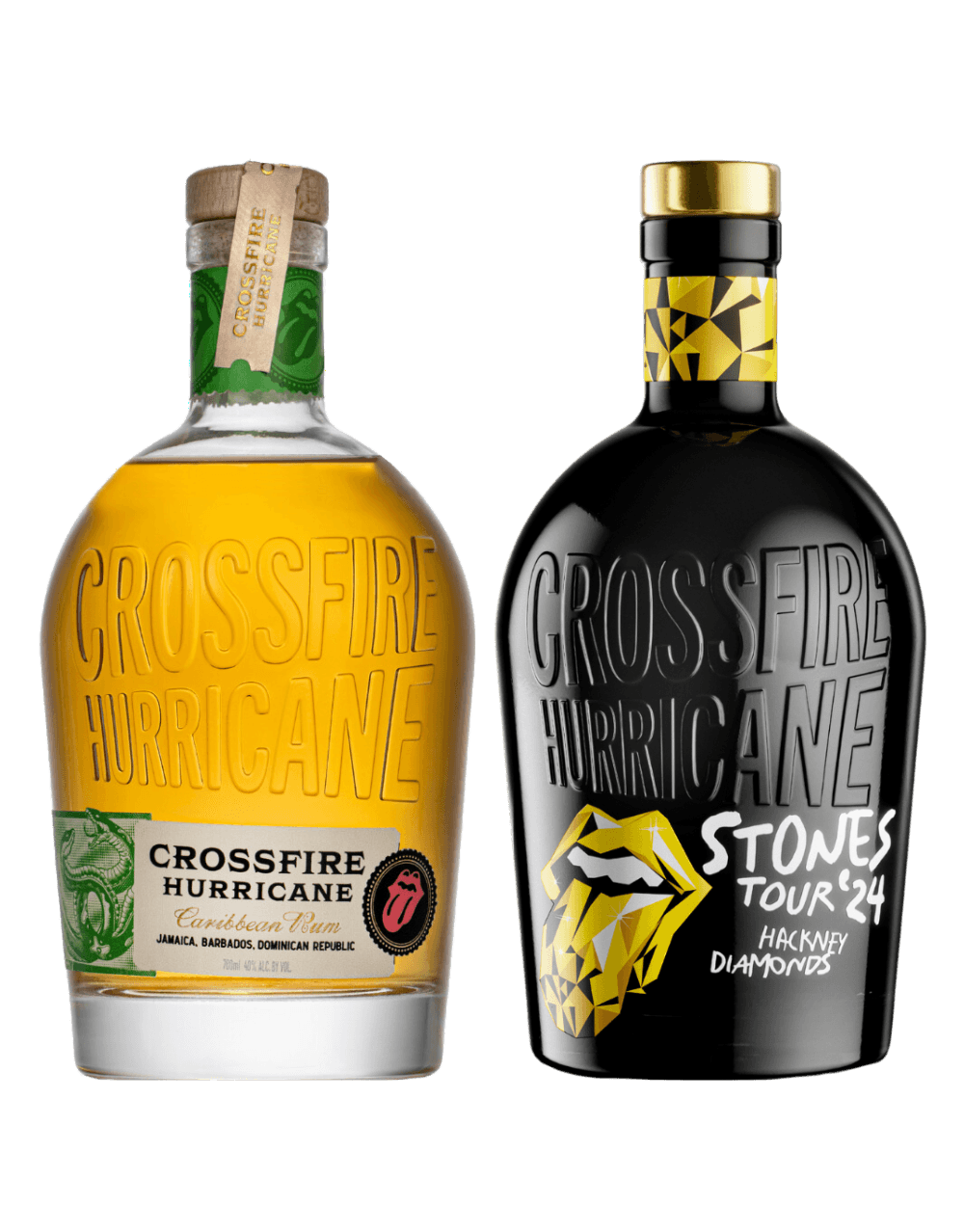 CROSSFIRE HURRICANE RUM LIMITED EDITION HACKNEY DIAMONDS GIFT SET