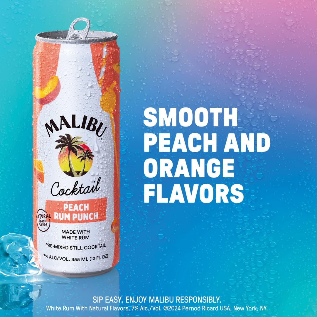 MALIBU® PEACH RUM PUNCH COCKTAIL