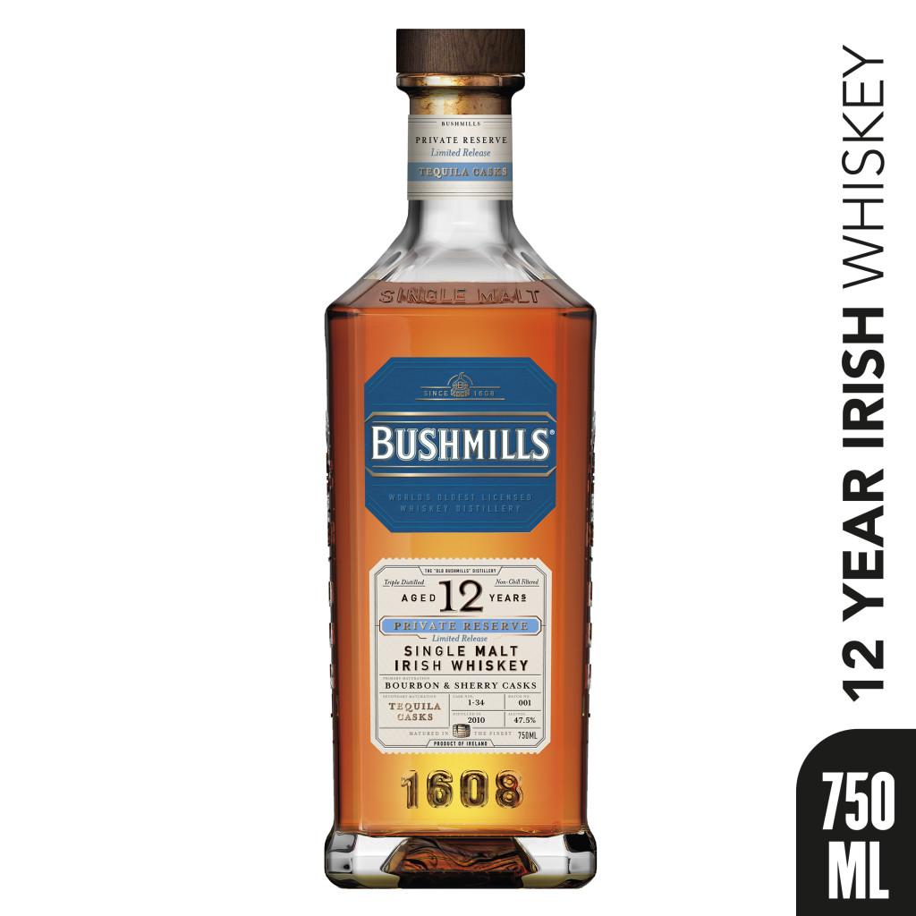 BUSHMILLS® PRIVATE RESERVE LIMITED RELEASE 12 YEAR OLD TEQUILA CASK SINGLE MALT WHISKEY