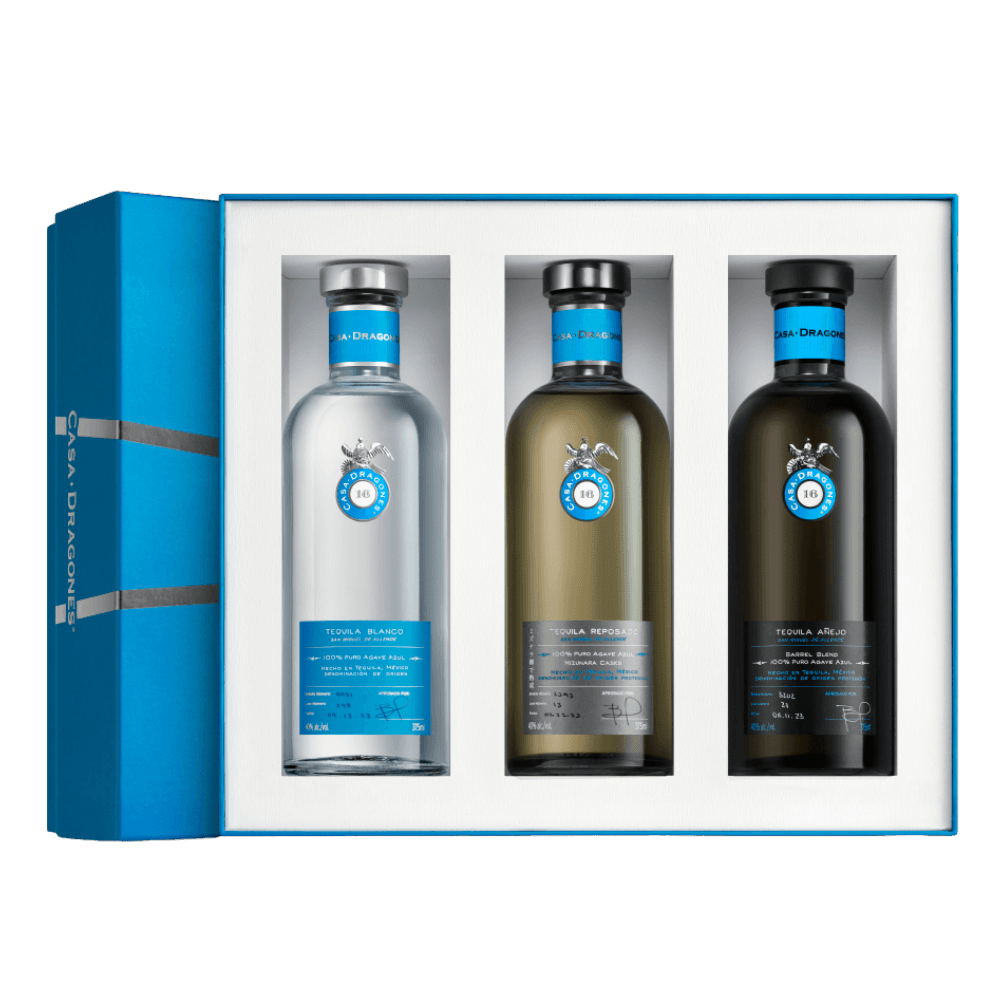 CASA DRAGONES SIPPING TEQUILA GIFT SET