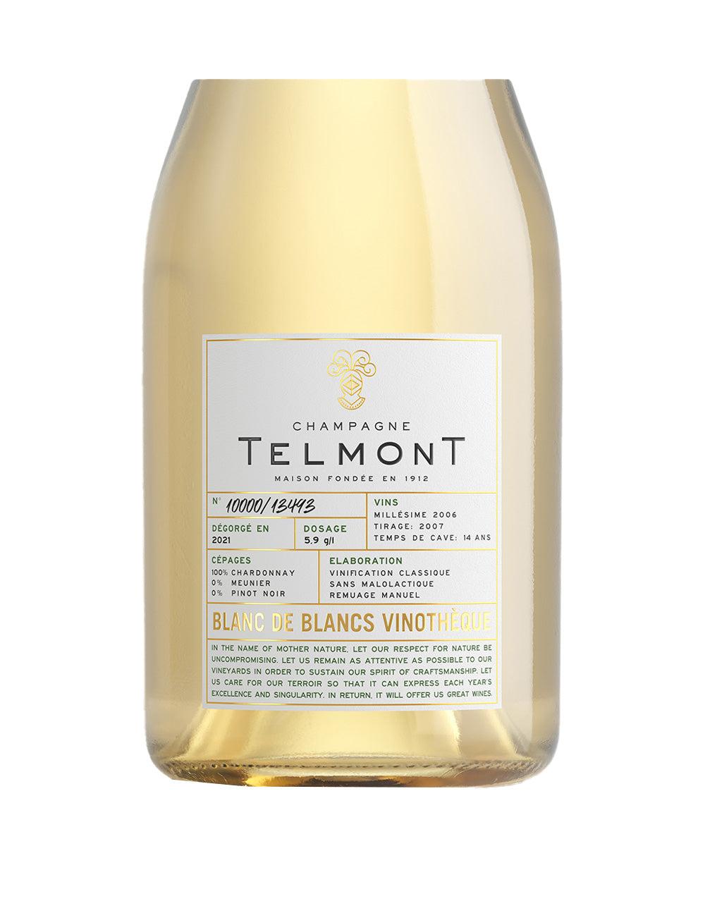 TELMONT CHAMPAGNE BLANC DE BLANCS VINOTHÈQUE