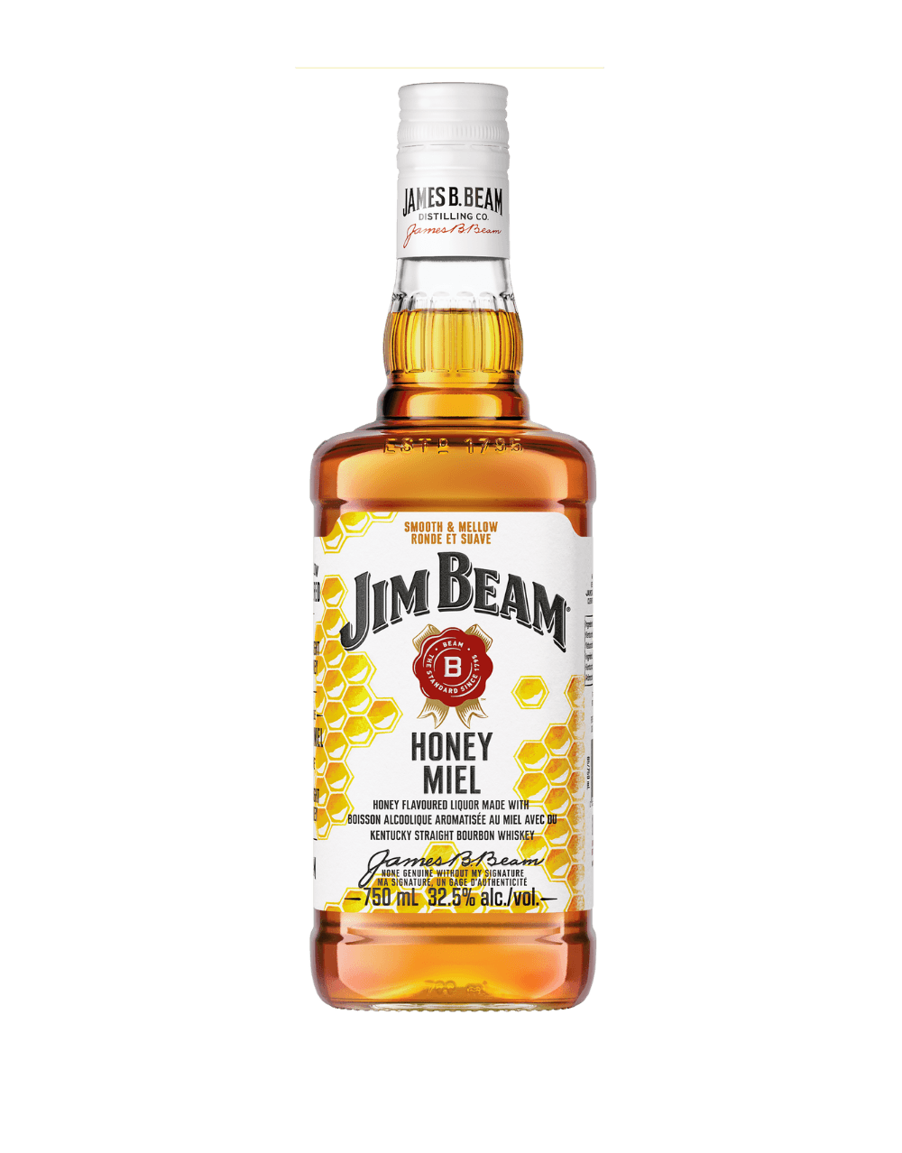 JIM BEAM HONEY BOURBON WHISKEY