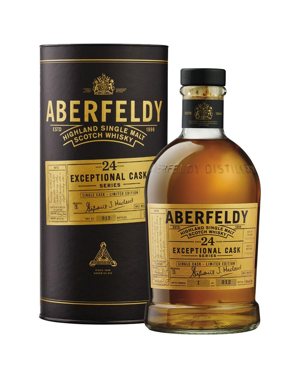 ABERFELDY 24 YEAR OLD EXCEPTIONAL CASK SERIES