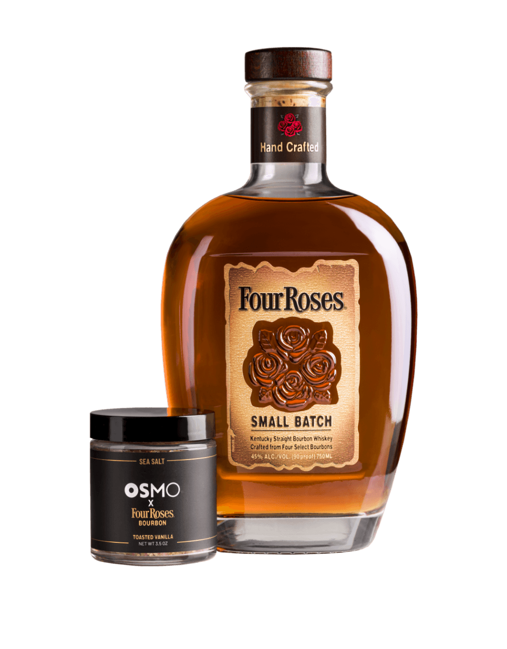 FOUR ROSES SMALL BATCH & OSMO TOASTED VANILLA BOURBON SALT KIT