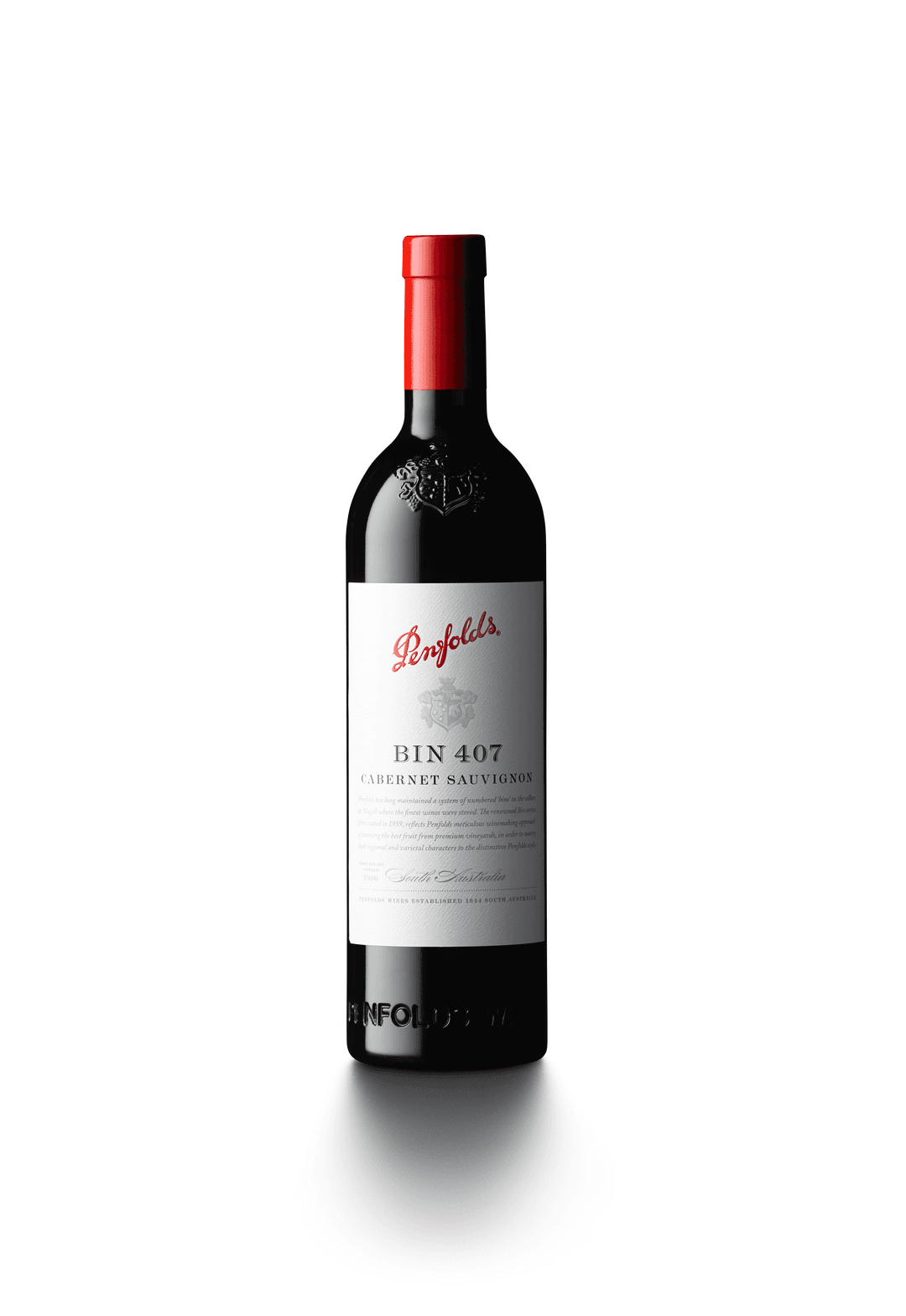 PENFOLDS 'BIN 407' SOUTH AUSTRALIA CABERNET SAUVIGNON 2019