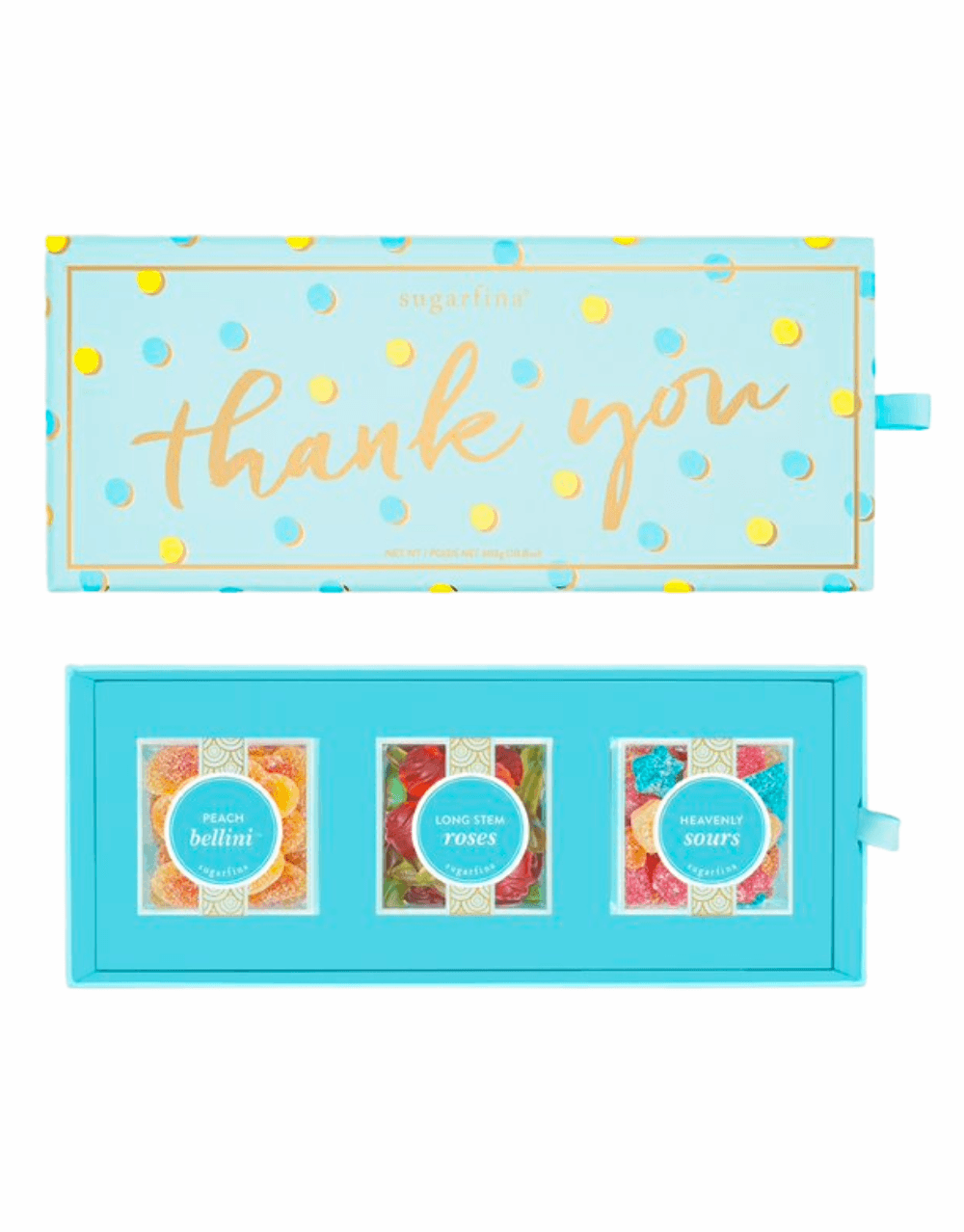 SUGARFINA "THANK YOU" 3 PIECE CANDY BENTO BOX