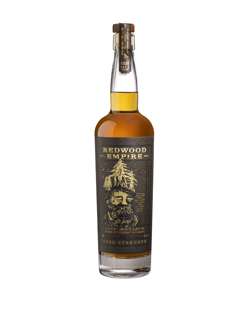 REDWOOD EMPIRE LOST MONARCH CASK STRENGTH WHISKEY BLEND