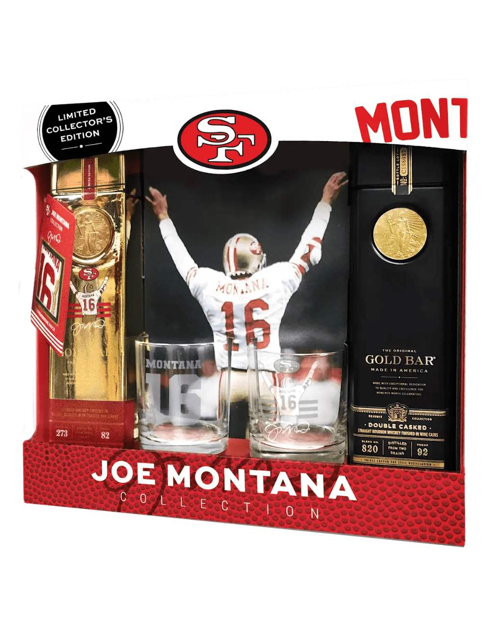 GOLD BAR WHISKEY JOE MONTANA SEASON KICKOFF COLLECTION