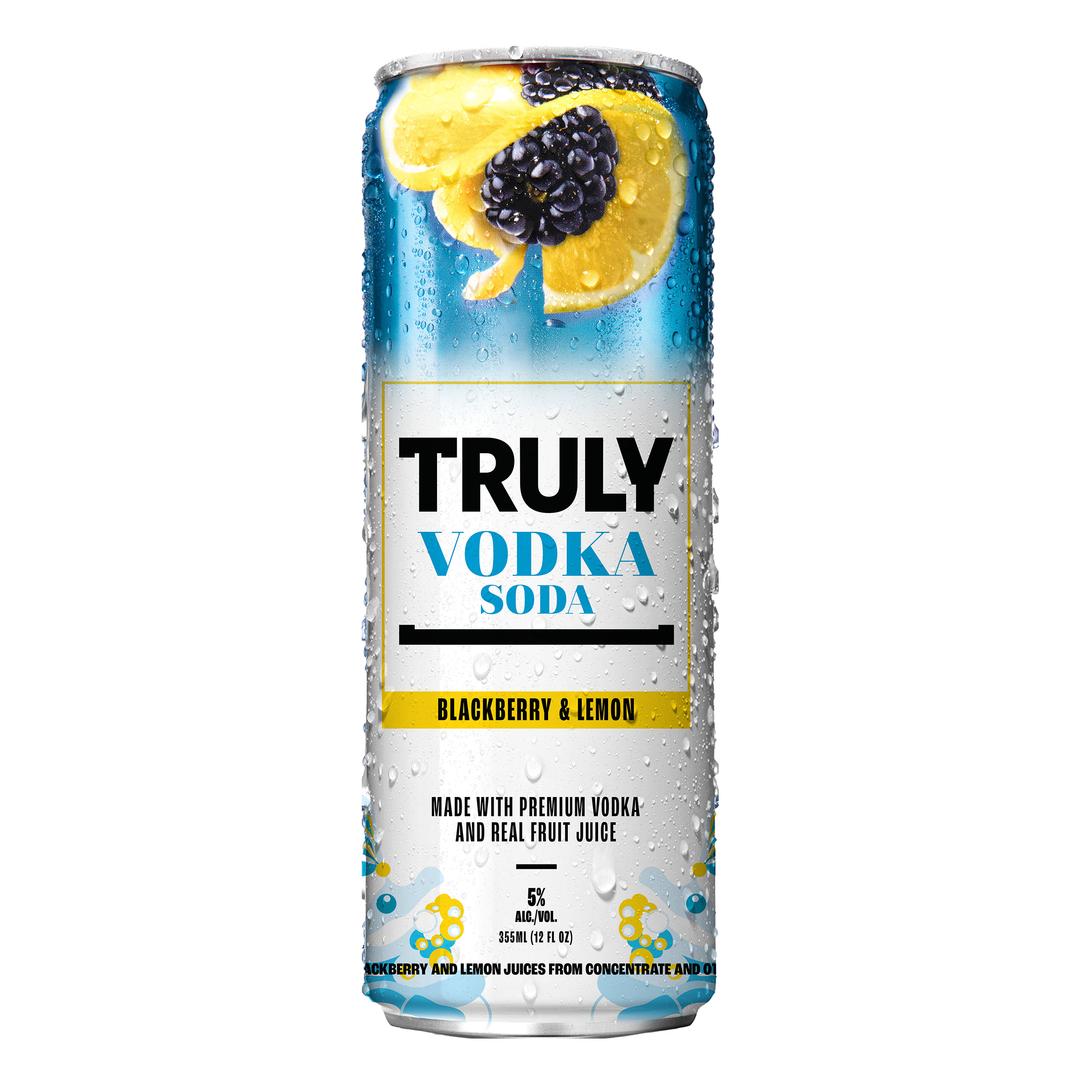 TRULY VODKA SELTZER BLACKBERRY LEMON