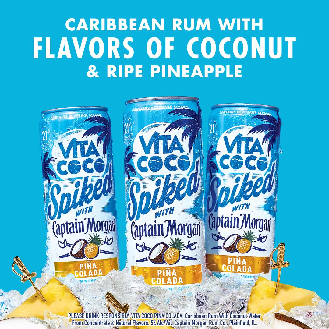 VITA COCO SPIKED WITH CAPTAIN MORGAN PIÑA COLADA