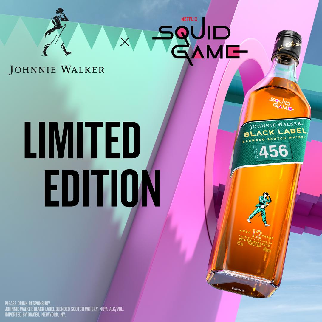 JOHNNIE WALKER BLACK LABEL X SQUID GAME LIMITED EDITION BLENDED SCOTCH WHISKY