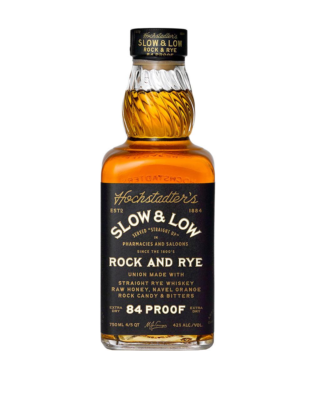 HOCHSTADTER'S SLOW & LOW ROCK AND RYE 84 PROOF