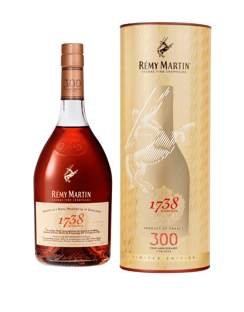 RÉMY MARTIN 1738 ACCORD ROYAL 300 YEAR ANNIVERSARY LIMITED EDITION