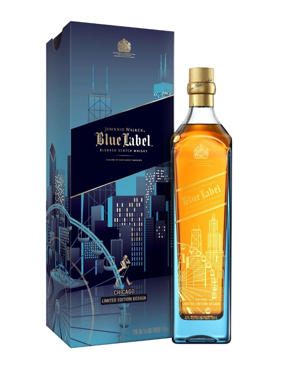 JOHNNIE WALKER BLUE LABEL BLENDED SCOTCH WHISKY, CHICAGO