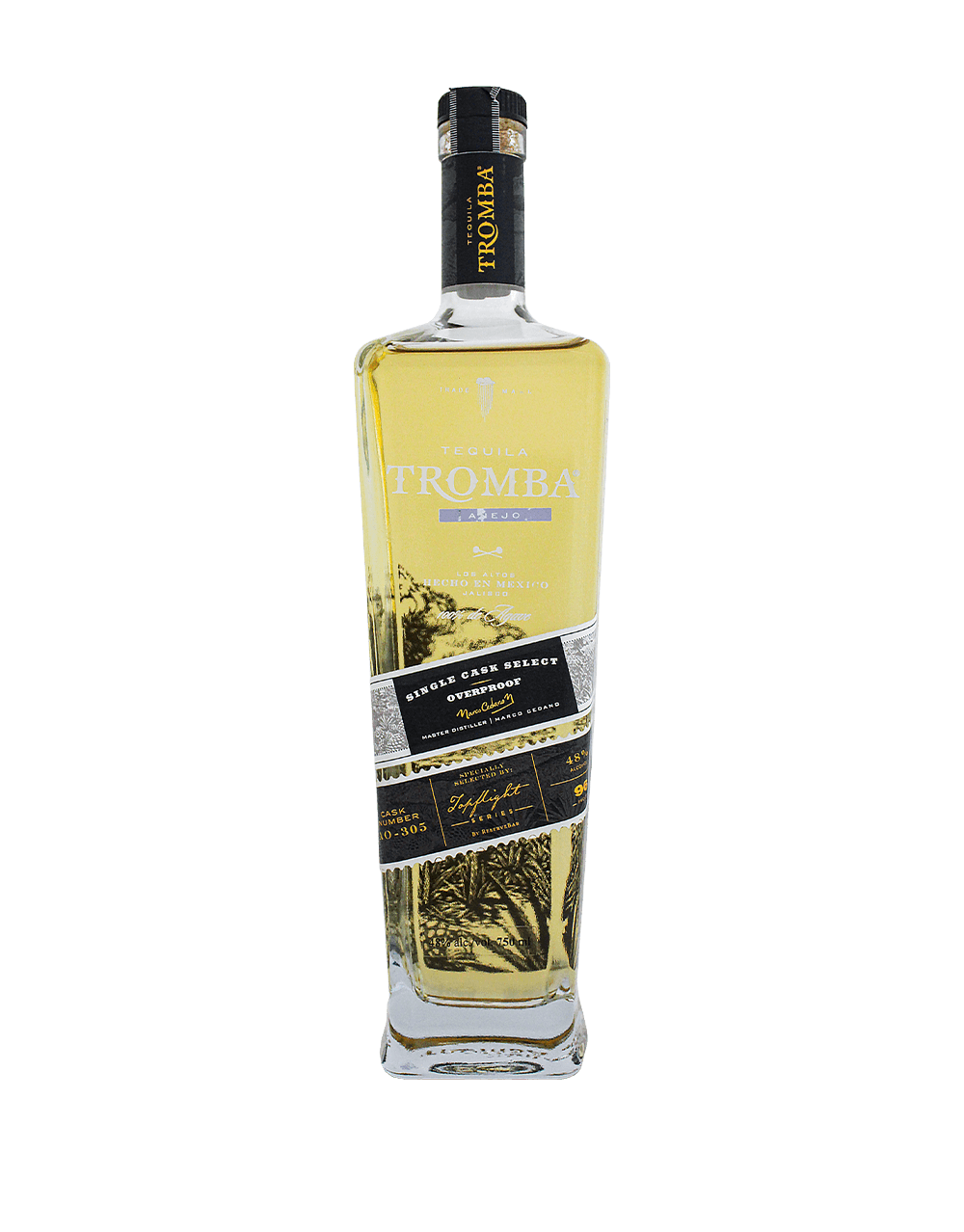 TEQUILA TROMBA SINGLE CASK OVERPROOF AÑEJO S2B13