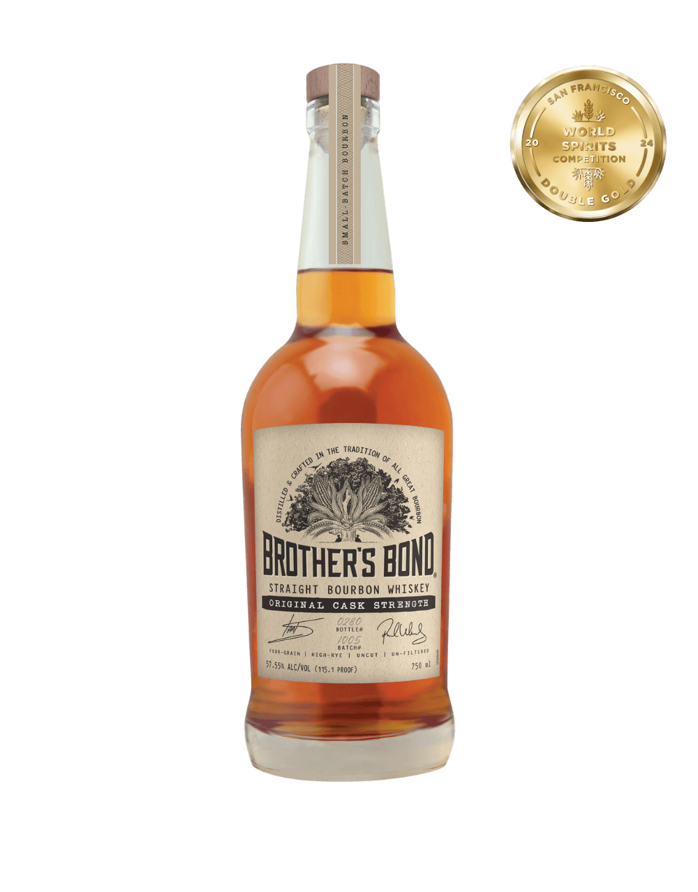 BROTHER'S BOND STRAIGHT BOURBON WHISKEY ORIGINAL CASK STRENGTH