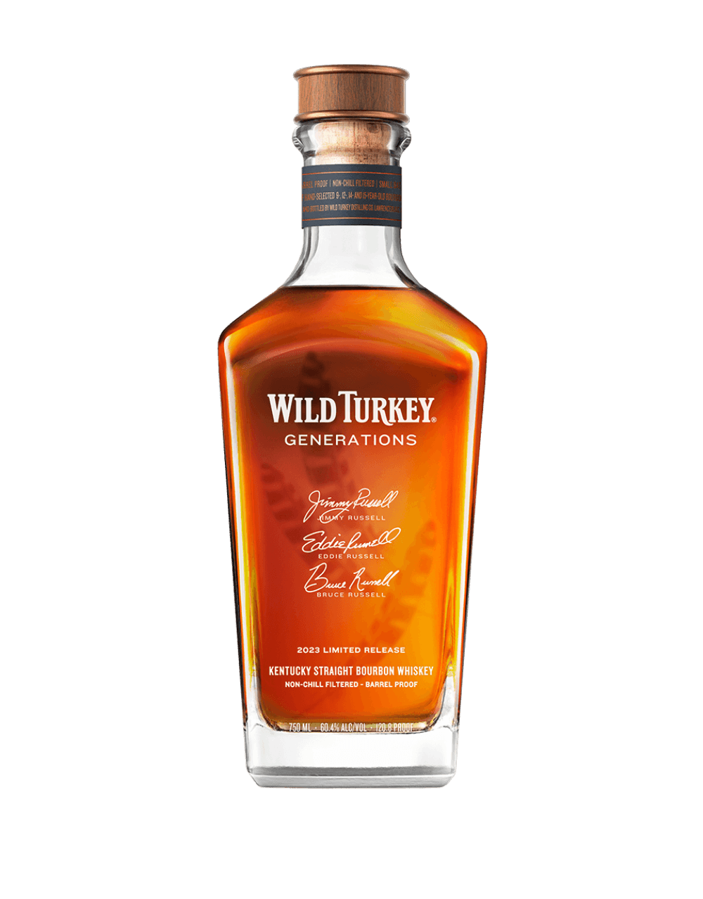 WILD TURKEY GENERATIONS KENTUCKY STRAIGHT BOURBON WHISKEY