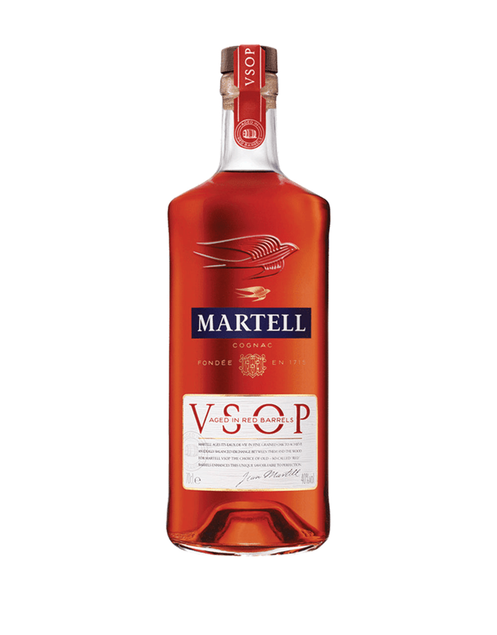 MARTELL V.S.O.P AGED IN RED BARRELS COGNAC