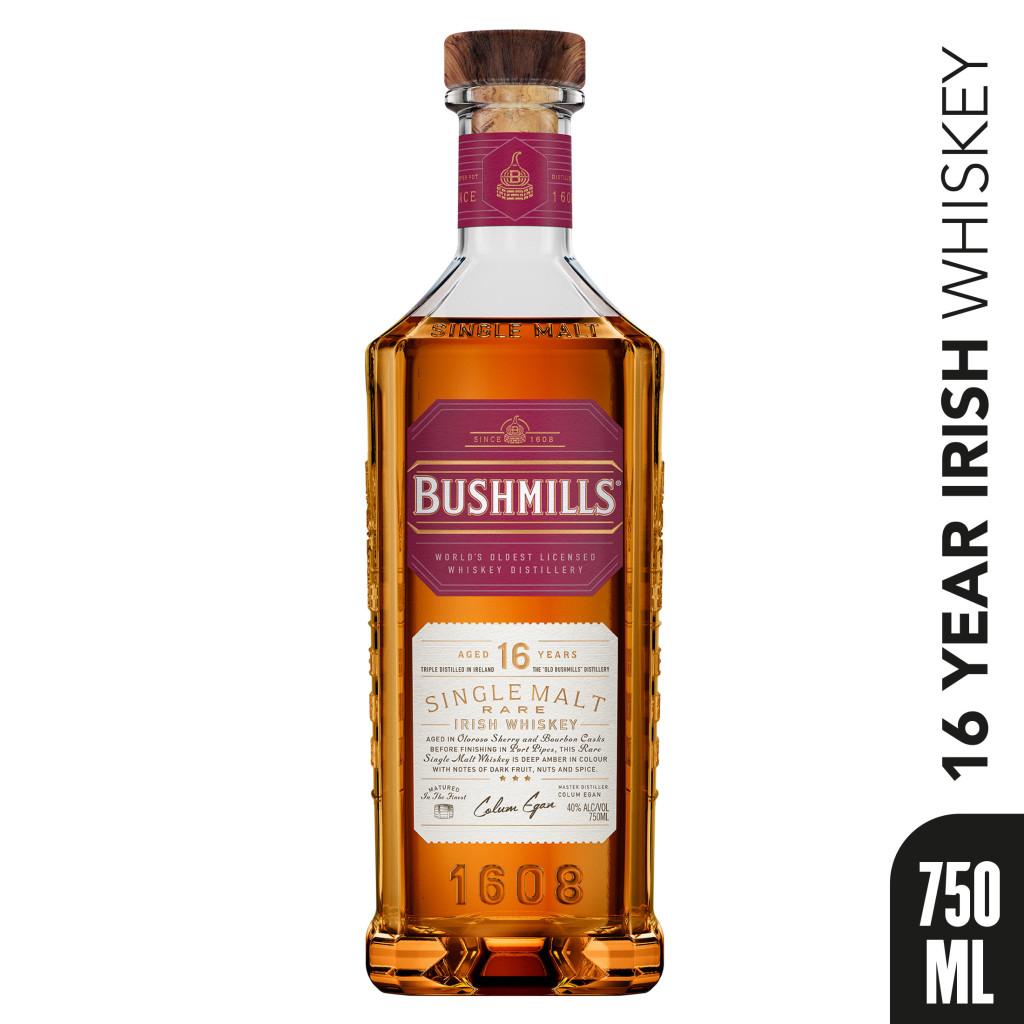 BUSHMILLS® 16-YEAR SINGLE MALT WHISKEY