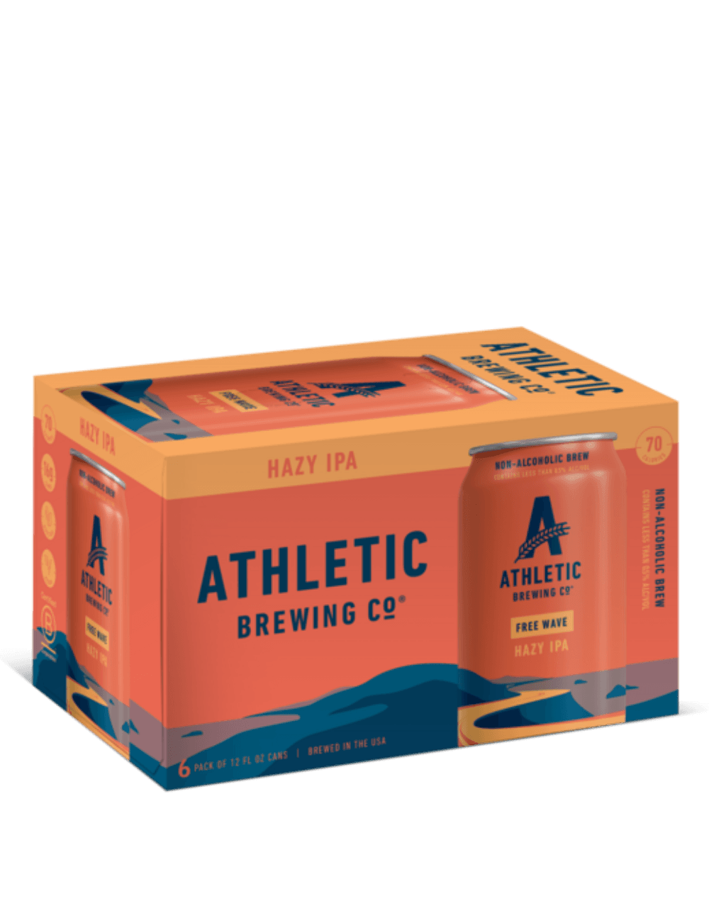 ATHLETIC BREWING COMPANY FREE WAVE HAZY IPA