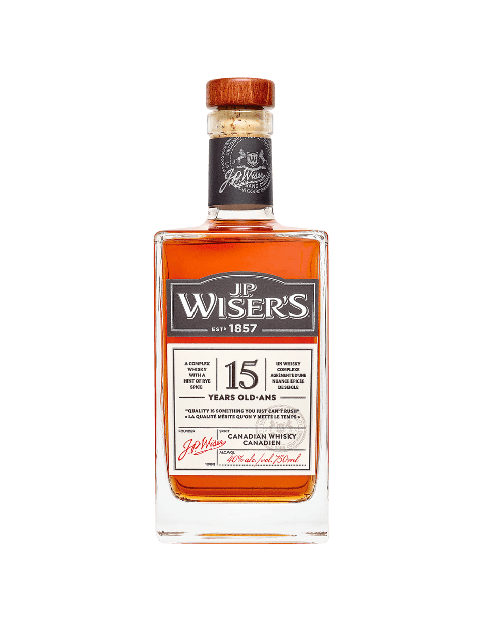 J.P. WISER'S 15 YEAR OLD CANADIAN WHISKY