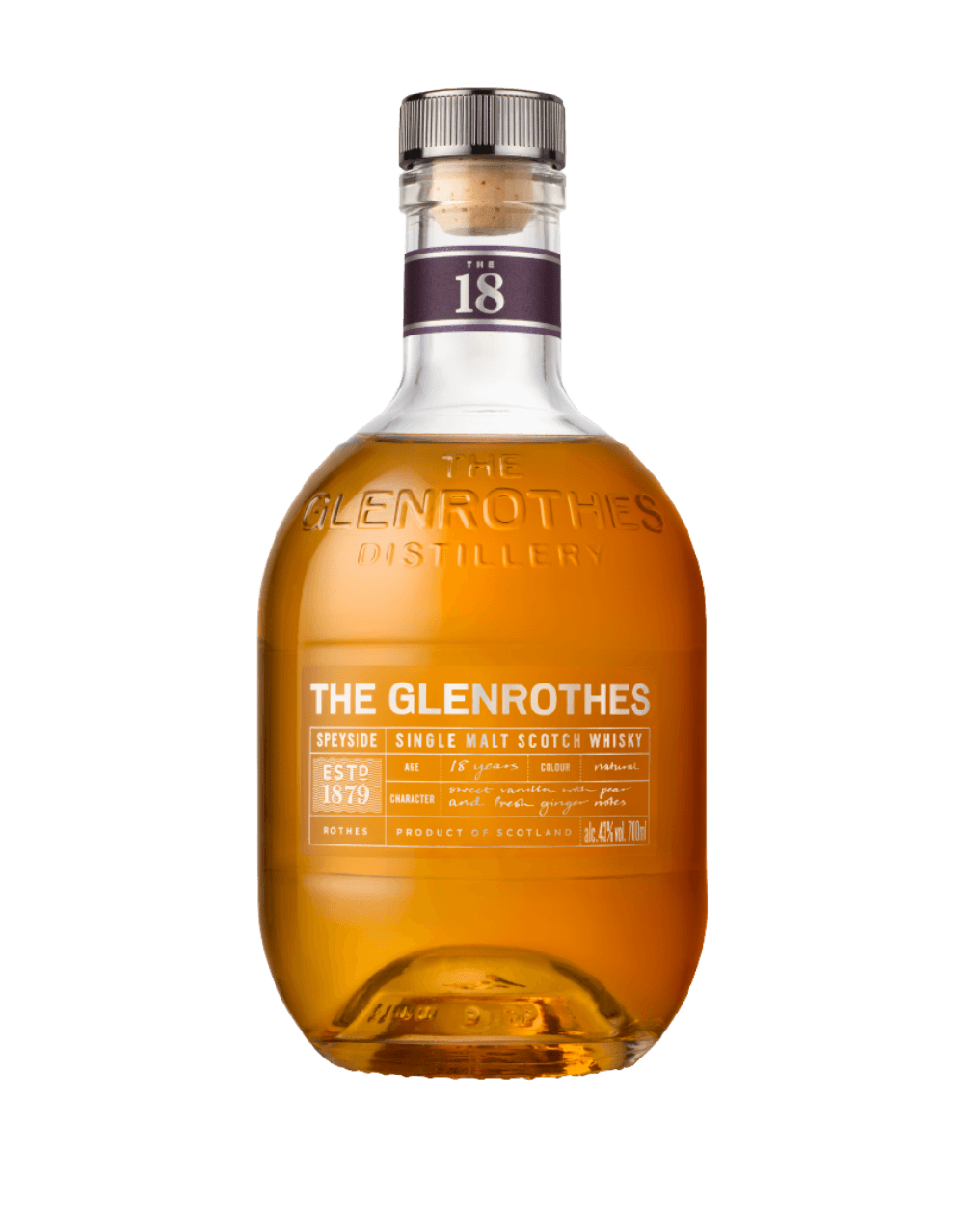 THE GLENROTHES 18 YEAR OLD SINGLE MALT WHISKY