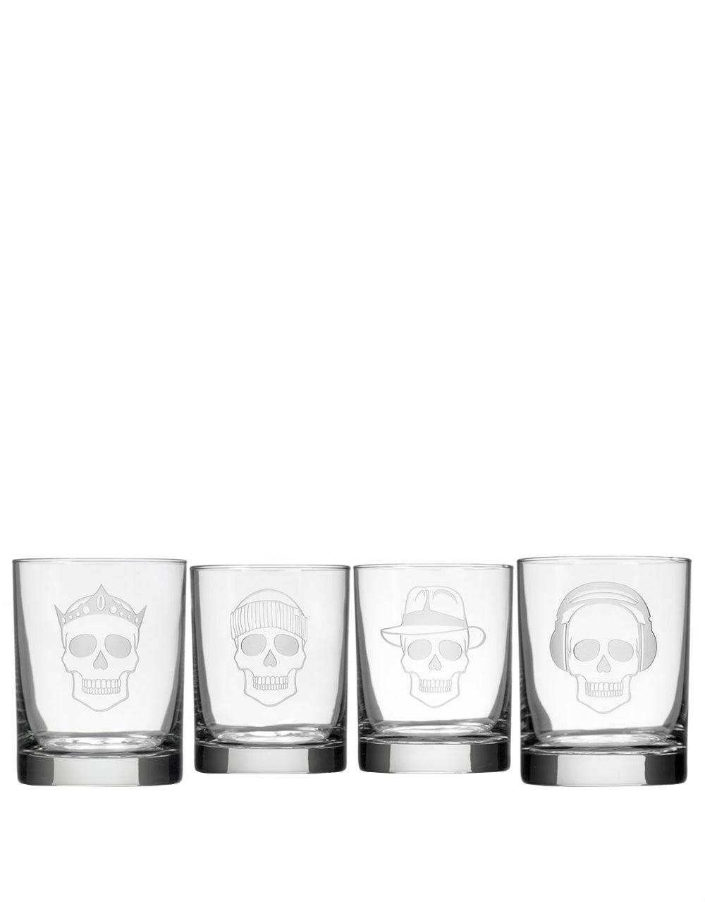 ROLF NUMBSKULLS DOUBLE OLD FASHIONED GLASS (SET OF 4)