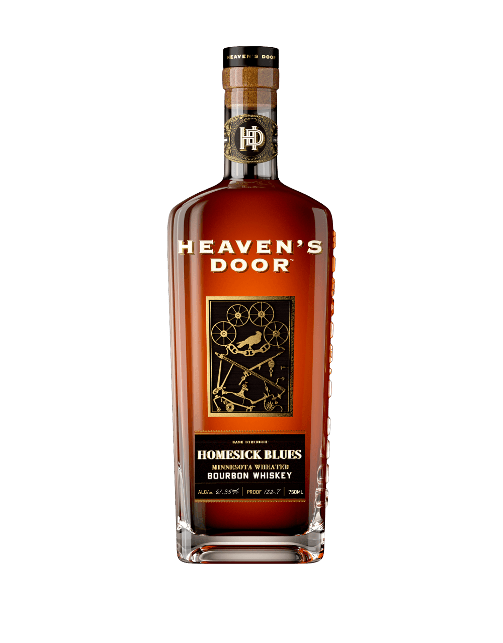 HEAVEN'S DOOR HOMESICK BLUES MINNESOTA WHEATED BOURBON WHISKEY