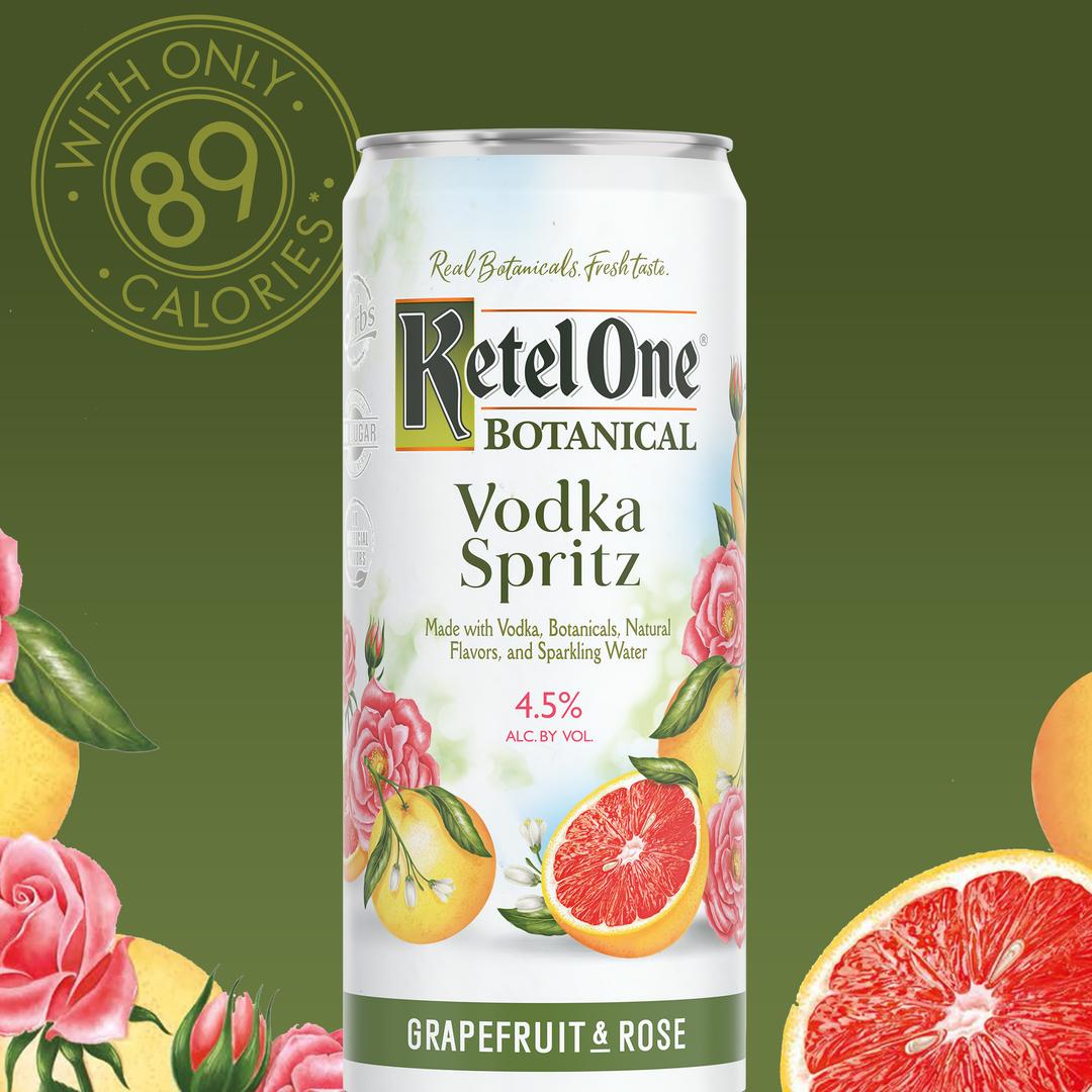 KETEL ONE BOTANICAL VODKA SPRITZ GRAPEFRUIT & ROSE