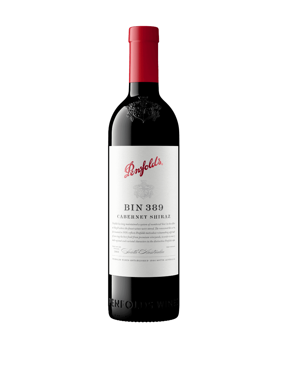 PENFOLDS 'BIN 389' SOUTH AUSTRALIA CABERNET/SHIRAZ