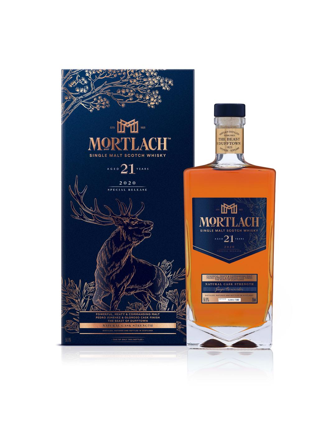 MORTLACH 21 YEAR OLD SINGLE MALT SCOTCH WHISKY