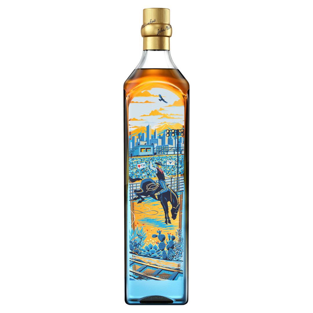 JOHNNIE WALKER BLUE LABEL BLENDED SCOTCH WHISKY, TEXAS EDITION