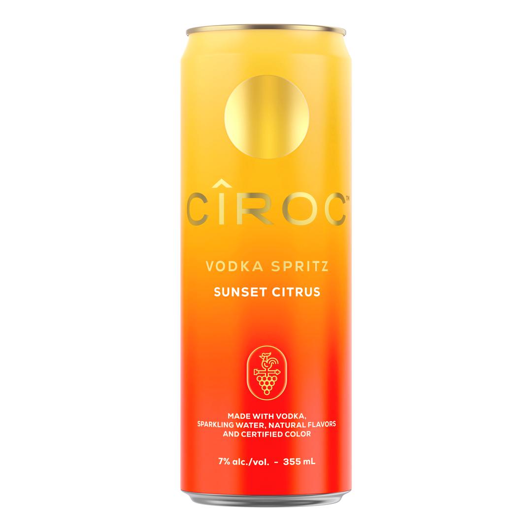 CÎROC VODKA SPRITZ SUNSET CITRUS VODKA COCKTAIL