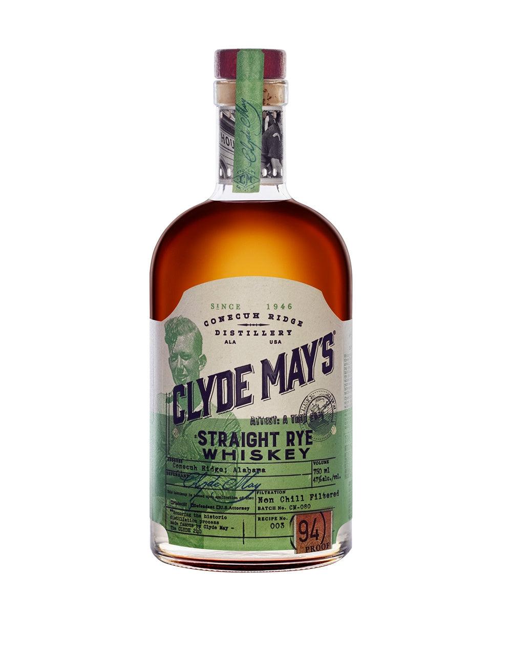 CLYDE MAY'S STRAIGHT RYE WHISKEY