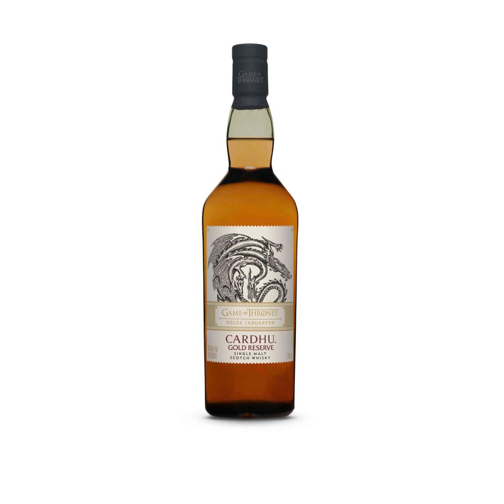 GAME OF THRONES HOUSE TARGARYEN CARDHU GOLD RESERVE SINGLE MALT WHISKEY