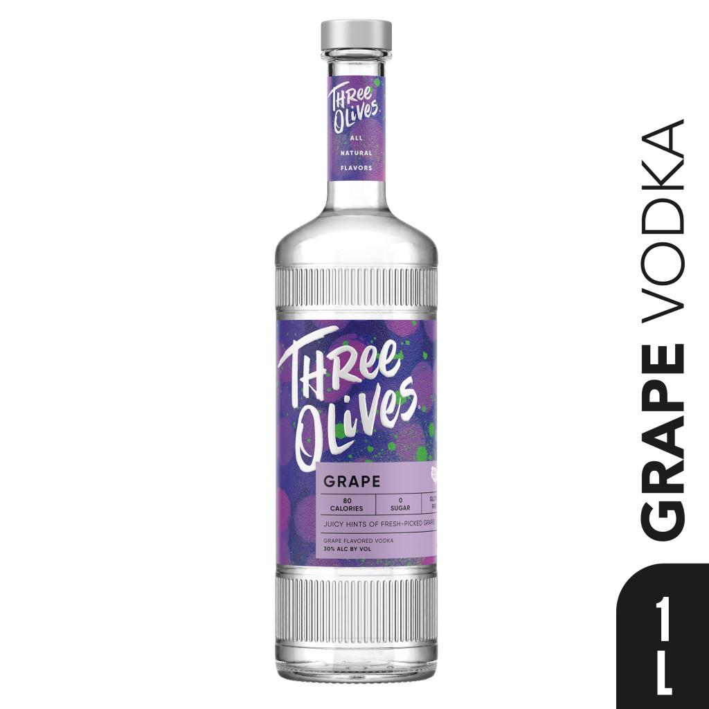 THREE OLIVES® GRAPE VODKA