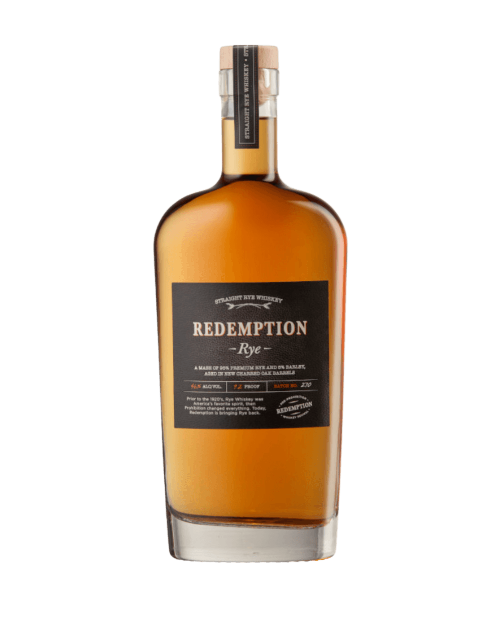 REDEMPTION RYE WHISKEY