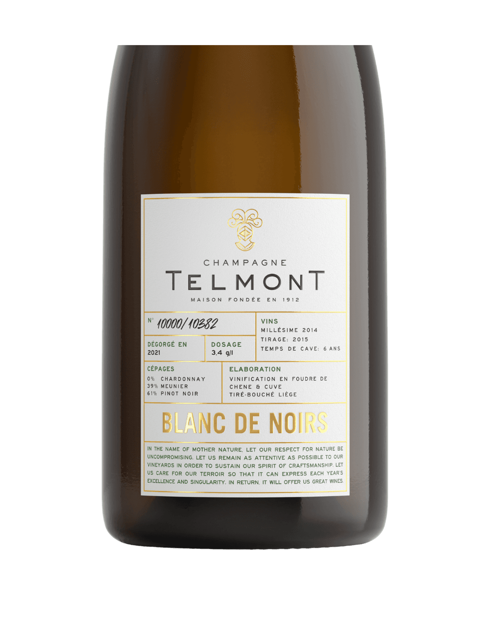 TELMONT BLANC DE NOIRS 2014