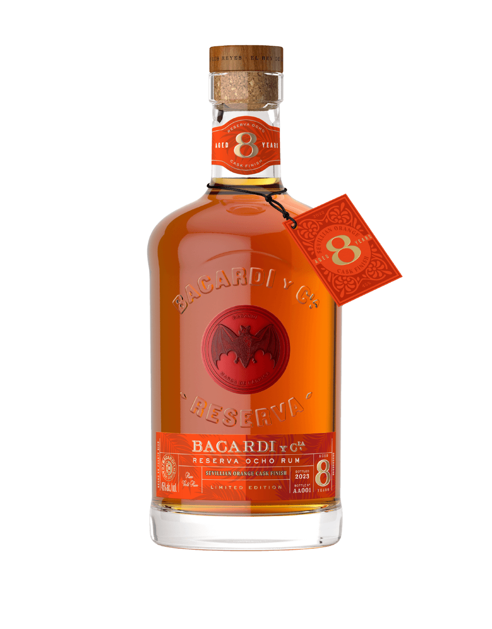 BACARDÍ RESERVA OCHO SEVILLIAN ORANGE CASK FINISH